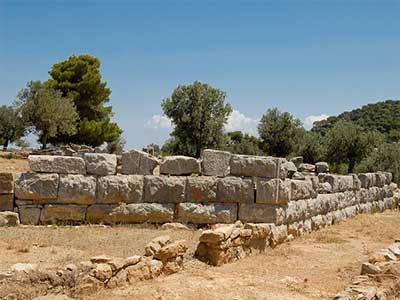 The Temple of Poseidon in Palatia location