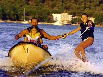 Water games in Poros